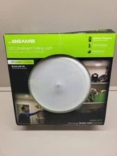 Mr. Beams Indoor/Outdoor LED UltraBright White Ceiling Light, Battery Powered