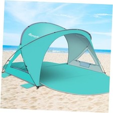 Beach Tent Sun Shelter with UPF50 UV Protection for 3/4 3 Person Turquoise