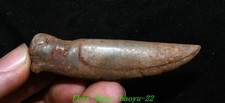2.3''Old Han Dynasty Hetian Jade Carving insect Praying Mantis Amulet Pendant