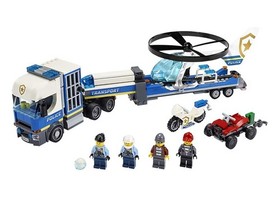 2 Lego CITY Sets Mobile Command Center 60139 & Police Helicopter Transport 60244