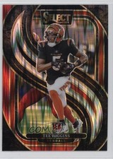 2024 Panini Select Premier Level Black & Red Shock Prizm Tee Higgins #193 17wa