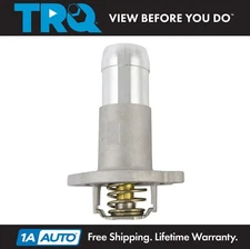 TRQ Coolant Thermostat Water Outlet Housing Assembly for Colorado Canyon Hummer&