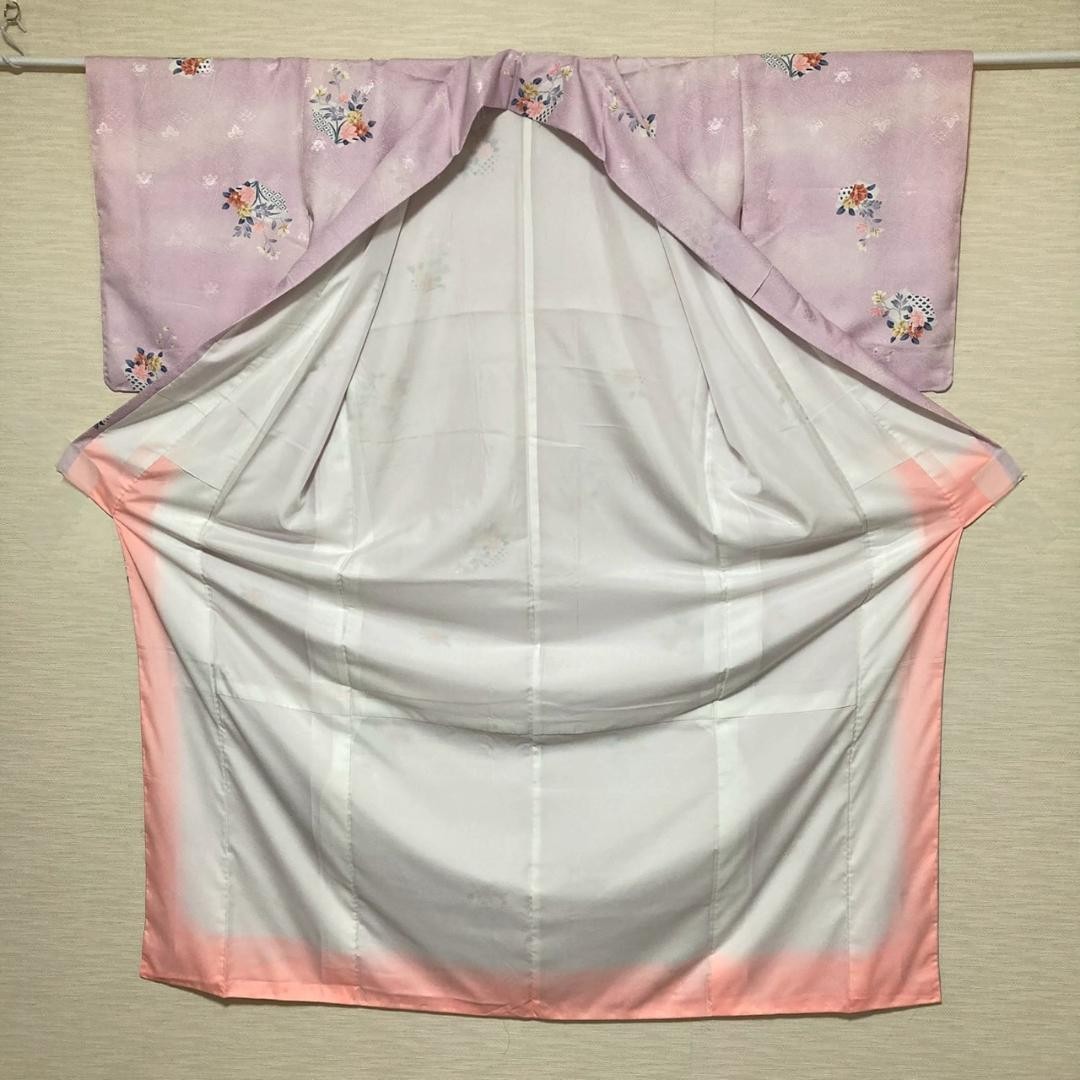 Kimono Washable Small Pattern Polyester 163cm Jap… - image 6