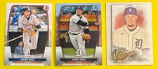 JAVIER BAEZ, Detroit Tigers 3-Card Lot, 3x ALL-STAR, 2016 NLCS MVP, GOLD GLOVER