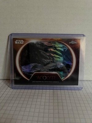 2025 Topps Chrome Star Wars Acolyte Jedi Master Sol Saves Osha Aniseya no. AC-3