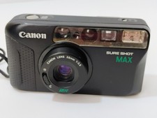 Canon Sure Shot Max 35mm Point  Shoot Film Camera UNTESTED FREE RETURNS