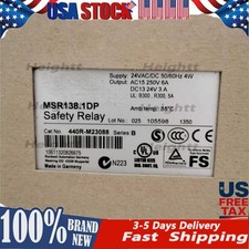 New Allen-Bradley 440R-M23088 Guardmaste MSR138.1DP Safety Relay,24V AC/DC