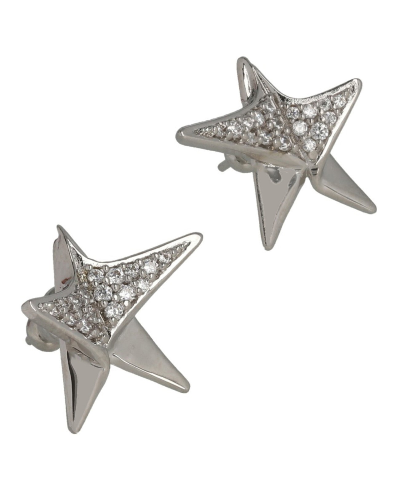 Ferragamo Womens Crystal Embellished Star Earrings 39990₽