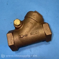 Nibco Bronze Swing Check Valve Size 3/4in FNIP