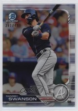 2019 Bowman Chrome Refractor 361/499 Dansby Swanson #14 0q3