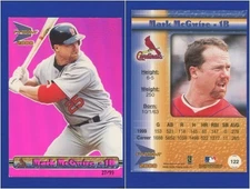 Mark McGwire 2000 Pacific Prism #122 Holographic Purple parallel - #'d 27/99