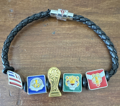 Bank of America FIFA 26, Charm Bracelet, Black, Magnetic Closure, 9 