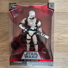 Star Wars Elite Series First Order Flametrooper Die Cast Figure Disney Store NIB