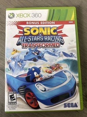 Sonic & All-Stars Racing Transformed Microsoft Xbox 360, 2012, Complete, Tested