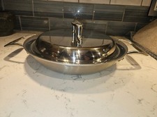 Unusual ALL-CLAD D5 Searing/Paella Pan with D...