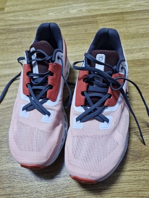 On Cloud Damen Laufschuhe Sneaker Mesh rosa/rot/grau EU 41 UK 7,5