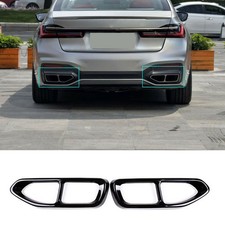 Exhaust Muffler Decorative Cover Trim Fits For BMW 7 Series G11 G12 2019-2020