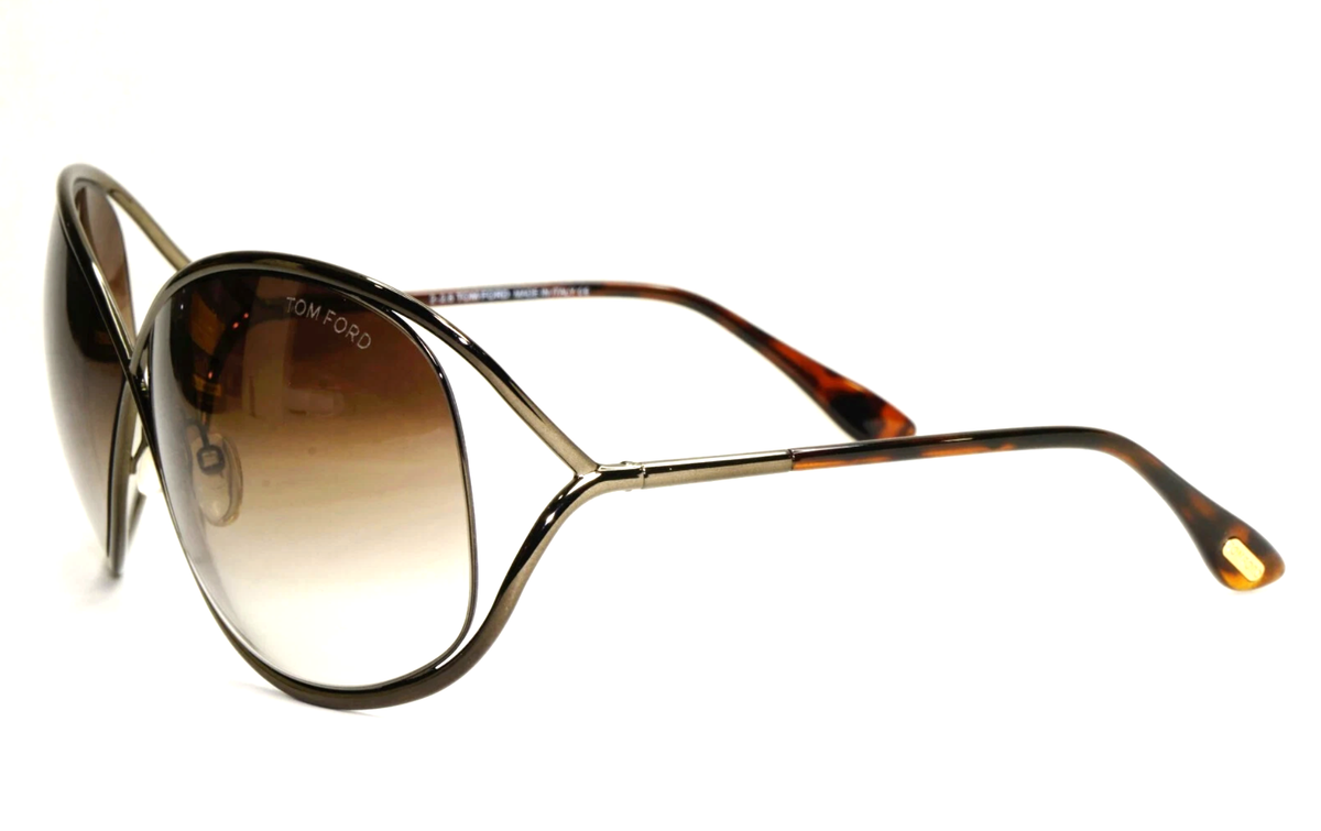New TOM FORD Sunglasses MIRANDA TF 130 36F 68-10 Gunmetal Frames w