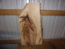 1PC RUSTIC HICKORY SLAB KILN DRIED LUMBER 1 1/8" THICK LOT F142F WOOD LIVE EDGE