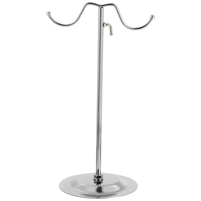 1Pc Heb-Tasche Lagerung Rack Handtasche Display Rack Tasche Halter (Silber)