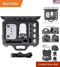 Mini 4K Case, Waterproof Hard Travel Carrying Case for DJI Mini 4K/ 2/2 SE F...