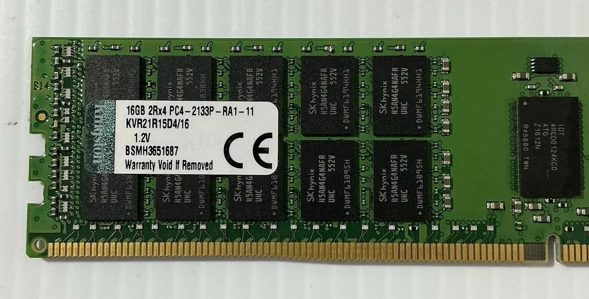 PC4-17000 (DDR4-2133) Bus Speed Computer RAM 16 GB Total Capacity