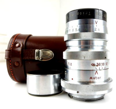 heavy Meyer Trioplan 10cm f2,8 für Exakta 931108 um 1938 jf104