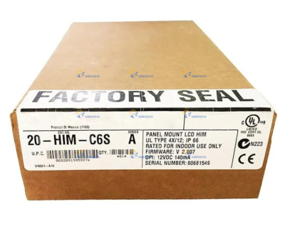 1PCS 20-HIM-C6S Ser/A 20HIMC6S Allen-Bradley Powerflex Panel Mount LCD HIM