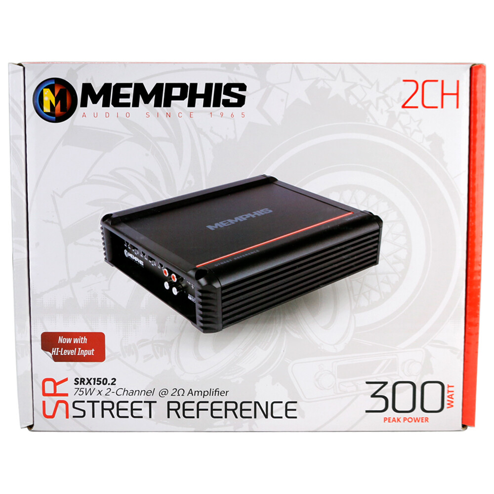 Memphis Audio SRX150.2 150W Street Reference Car Audio 2Channel