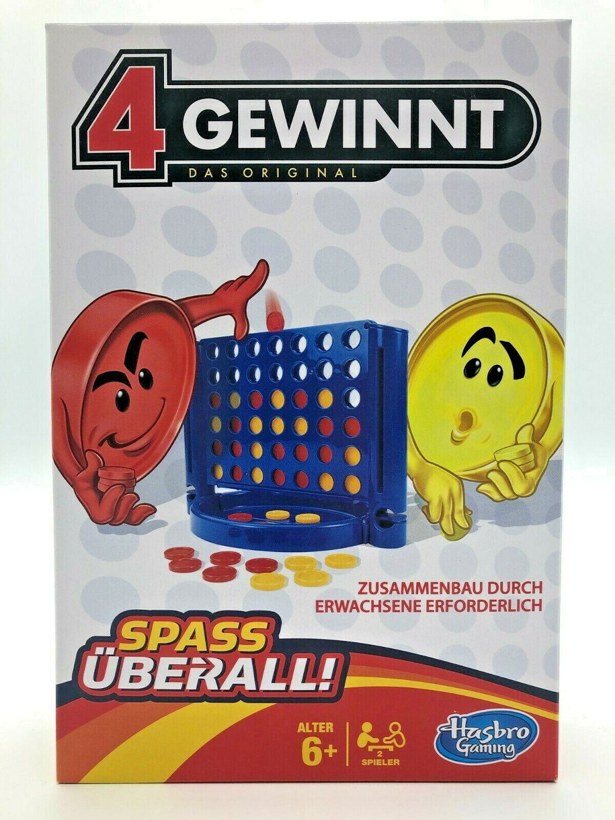 Hasbro B1000 4 Gewinnt Kompakt, 2 Spieler, ab 6 Jahren - Bild 2