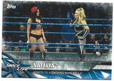 Natalya admits to attacking Nikki Bella 2017 Topps Woman's division #WWE-20 