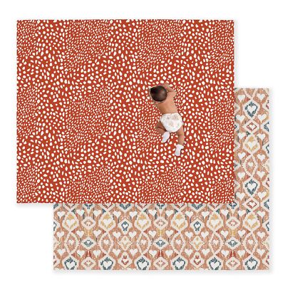 New Open Box-JumpOff Jo Baby Play Mat - Large Folding e-Sided (70'' x 59'') -