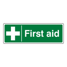 First Aid Sign- CLEARANCE