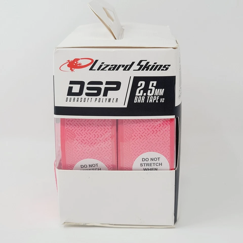 Лента барная Lizard Skins DSP V2 неоново-розовая 2,5 мм для велосипедов с открытой дорогой - Изображение 3 из 4