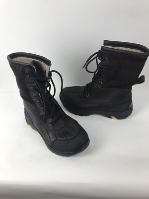 Lands End Mens Squall Snow Boots Black Blue Insulated Winter Hiking 9.5 B 34688 Amazon.com | Lands main image 2