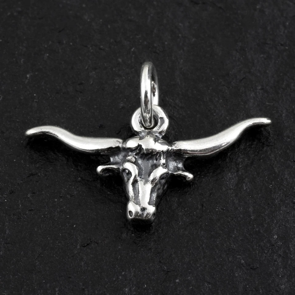925纯银长角转向饰品带项链 — 第 2/4 张图片