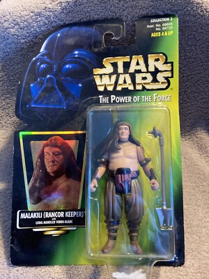 Vintage 1997 Star Wars Episode 1 Malakili (Rancor Keeper) Action Figure  NOS
