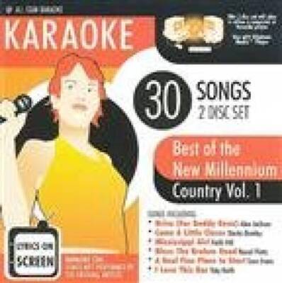 Karaoke: Best of the New Millenium Country 1 - Audio CD By Karaoke - VERY GOOD