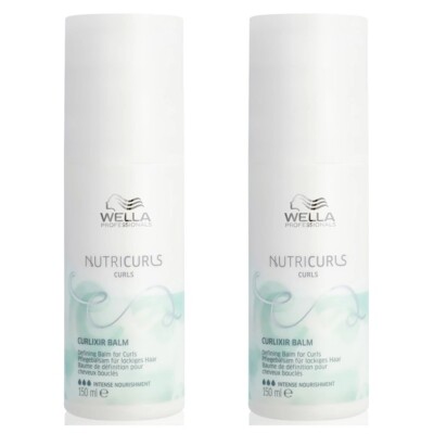 Wella Nutricurls Curlixir Balm 2x 150ml Definierender Balsam für Locken