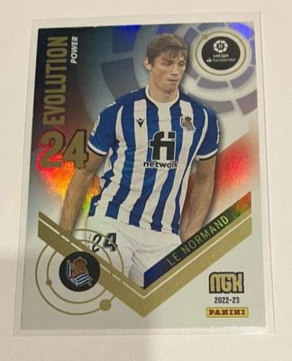 Karte Evolution Power Le Normand Real Sociedad Frankreich PANINI MEGACRACK 2022-23