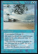Magic the Gathering MTG Illusionary Terrain (77) Ice Age   MP
