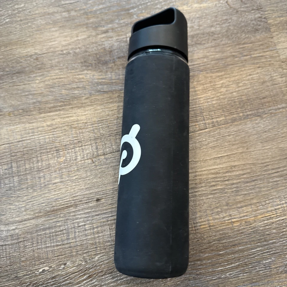 Peloton Glass Water Bottle w/ Silicone Non-Slip Grip 16 oz Ships Today - Image 2 of 4