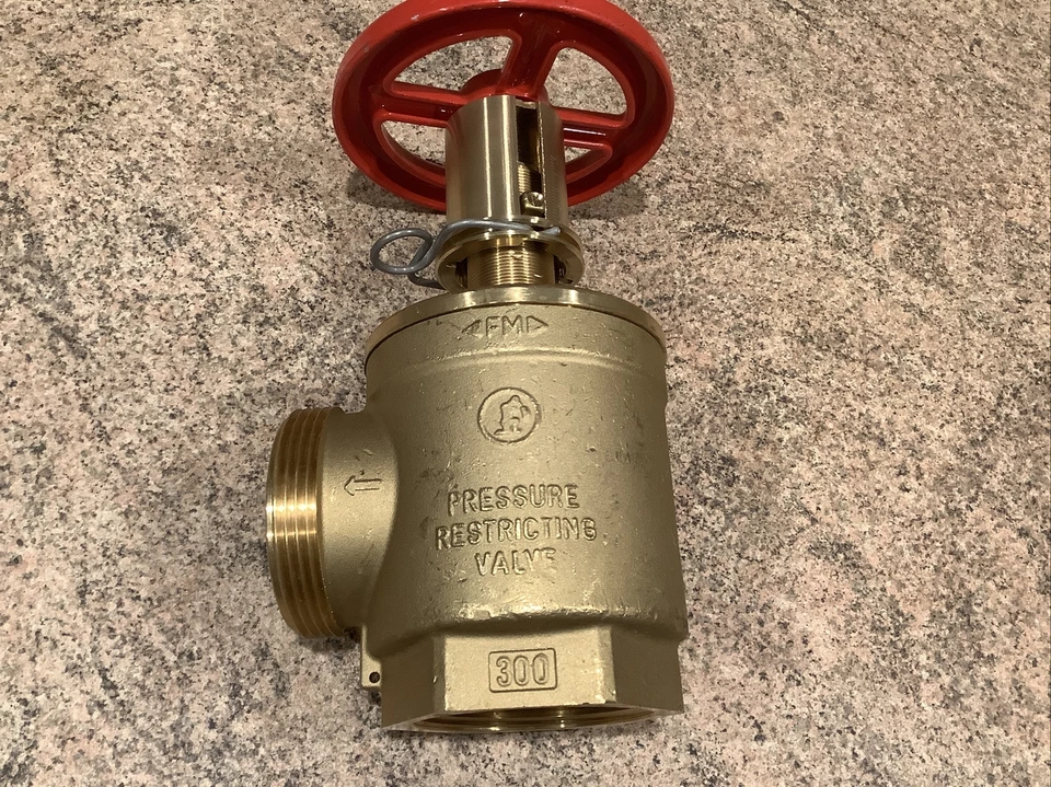 GIACOMINI Fire Hose pressure restricting angle valve 2-1/2” A156 12HO 300PSI - Image 3 of 4