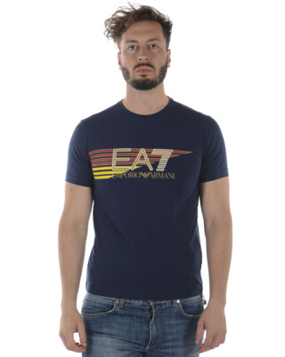 Emporio Armani EA7 T-Shirt Sweatshirt Man Blue 3ZPTA0PJM5Z 1554 SzXXL MAKE OFFER