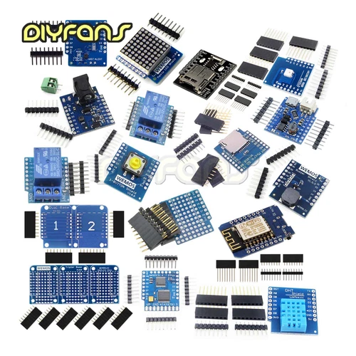 ESP8266 NodeMCU WiFi Dev Board 1CH Relais Shield ProtoBoard For WeMos D1 mini