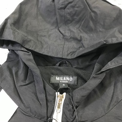 Milano Do Rouge Jacket Mens Small Loyal Jacket Anorak Hoodie $ 138 Windbreaker - Picture 5 of 11