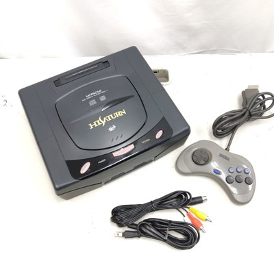 Hitachi Hi-Saturn Sega Saturn MMP-1 Console with controller& cords NTSC-J Tested