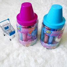 Crayola Bath Activity Pack Boys Girls Blue Pink Crayon