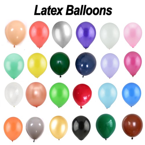 12cm 10pcs Macaron Metallic Chrome Latex Retro Balloons Birthday Wedding Party - Picture 67 of 83