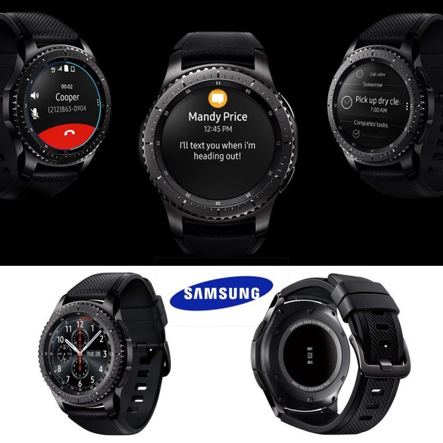 Samsung SM-R760 Gear S3 Frontier Bluetooth Smart Watch - Black for sale online | eBay